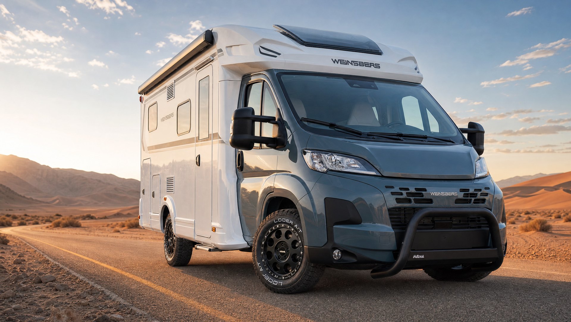 Weinsberg SPICY mit delta Geländesport Branding